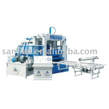 QT12-15 Automatic Block Making Machine: with single hopper, it can not produce pavers with double colors)